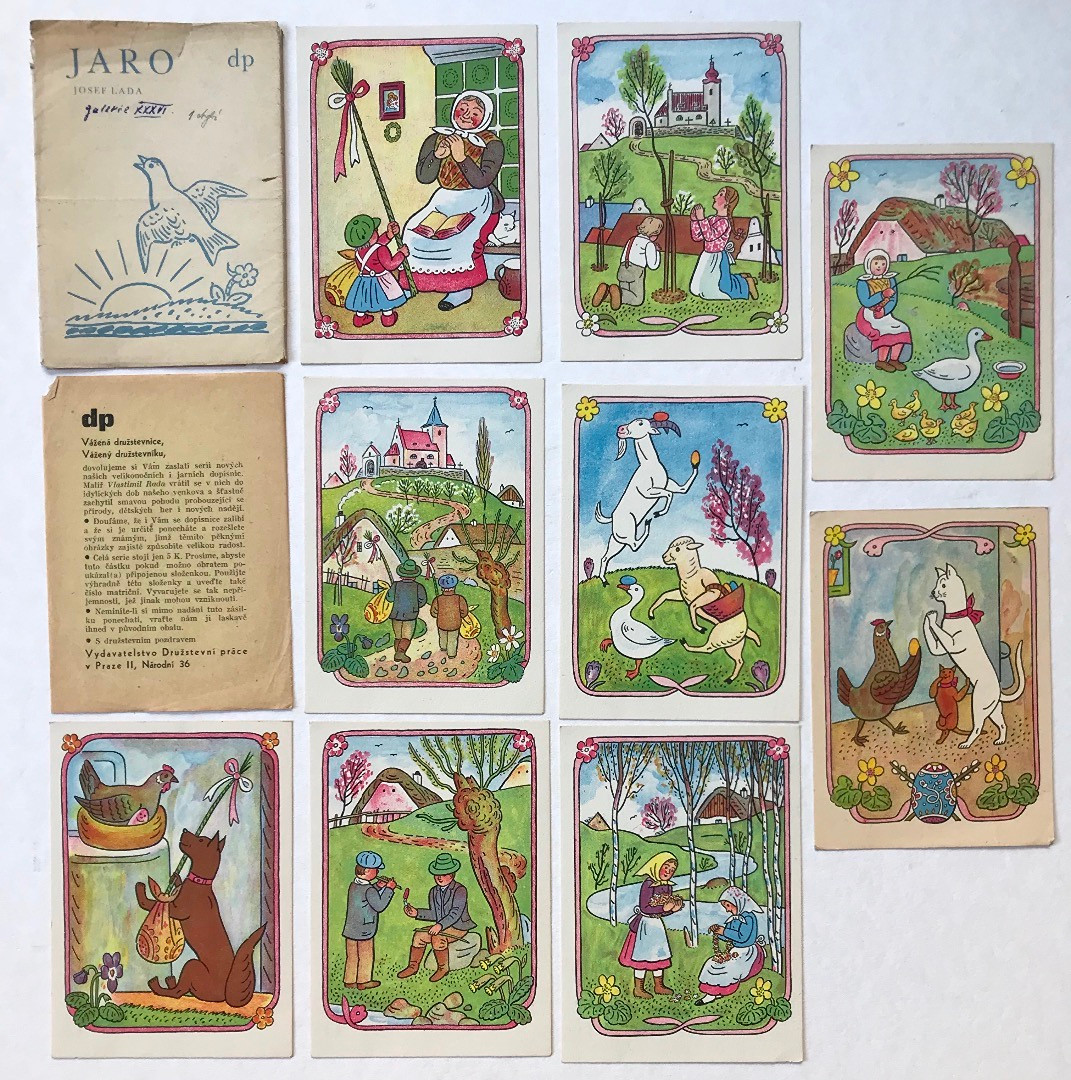 Lada Josef (1887 - 1957) - Jaro - družstevní práce