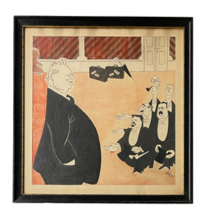 Pelc Antonín (1895 -1967) - Politická karikatura