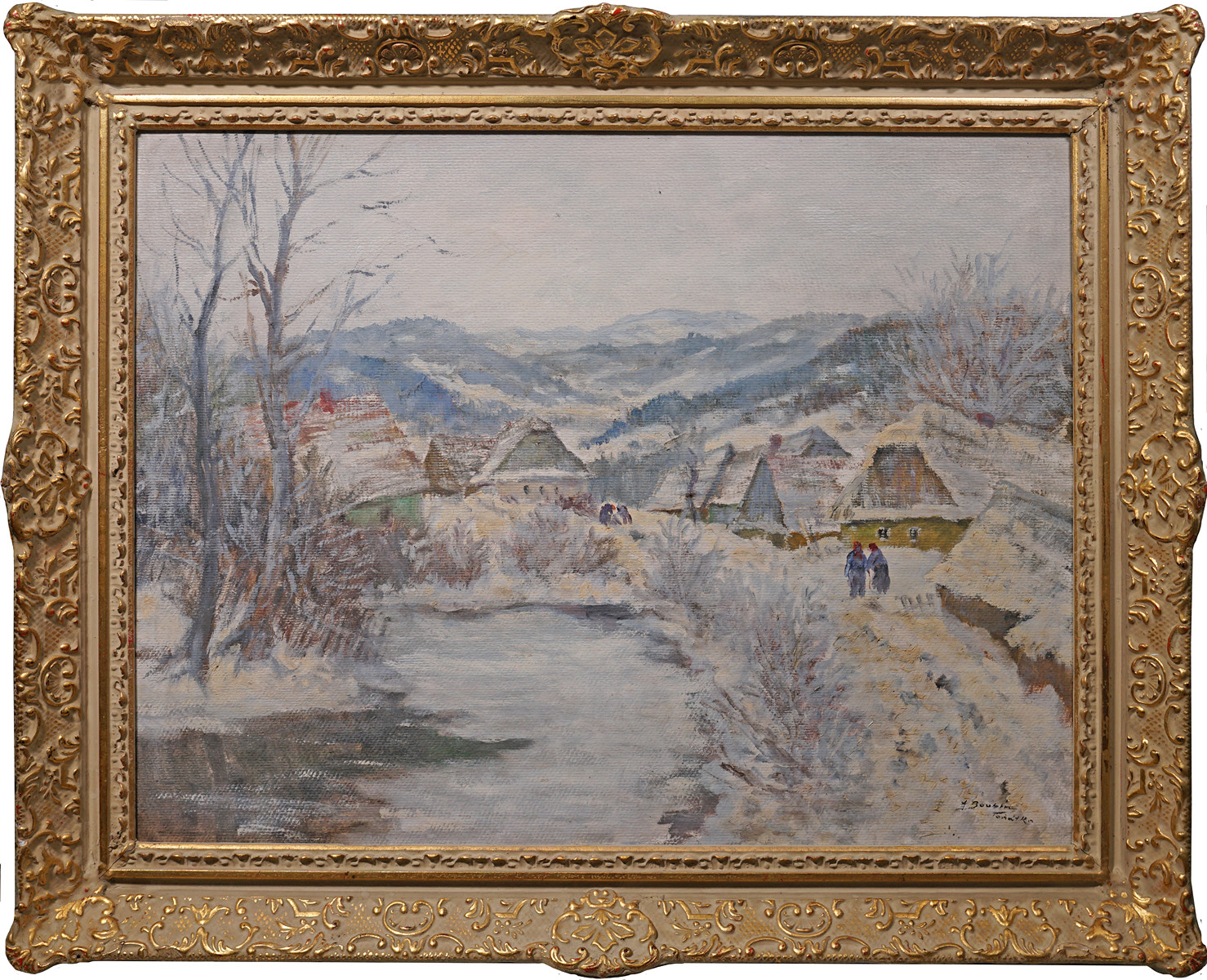Antonín Boubín Toňátko | Zima ve vesnici