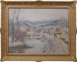 Antonín Boubín Toňátko | Zima ve vesnici
