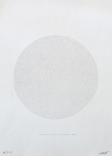 Sol Lewitt (1928-2007) - Lines, not long, not heavy, not touching, drawn at random
