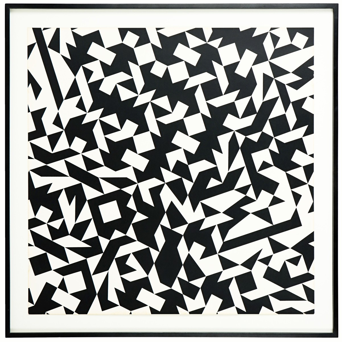 Zdeněk Sýkora (1920 - 2011) - Černo-bílá struktura