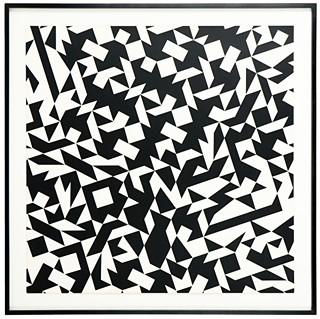 Zdeněk Sýkora (1920 - 2011) - Černo-bílá struktura