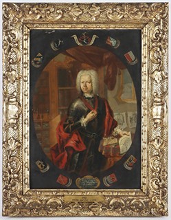 Jan Václav Spitzer (1711 - 1773) - Podobizna Bohumíra Daniela z Vunšvic (1678 – 1741)