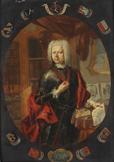 Jan Václav Spitzer (1711 - 1773) - Podobizna Bohumíra Daniela z Vunšvic (1678 – 1741)