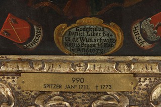 Jan Václav Spitzer (1711 - 1773) - Podobizna Bohumíra Daniela z Vunšvic (1678 – 1741)