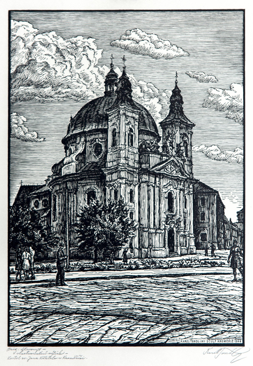 Karel Tondl (1893 - 1980) - Kostel svatého Jana Křtitele