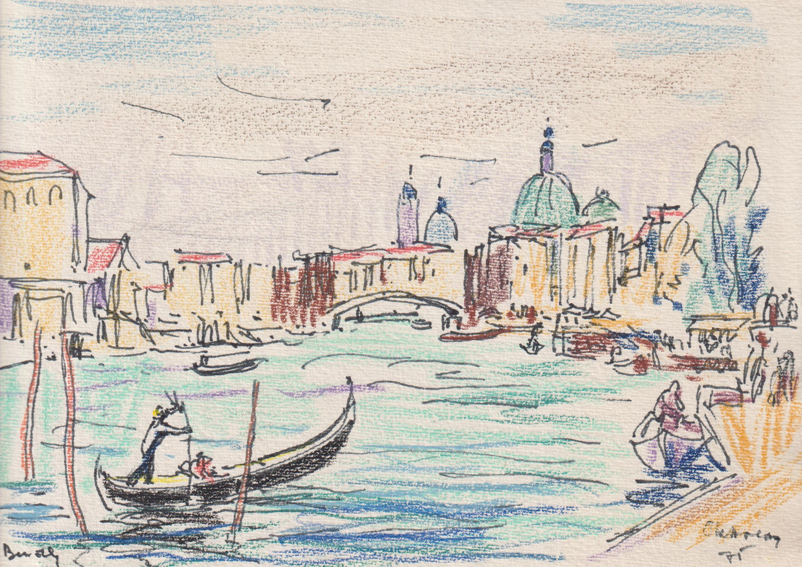 Ota Holas (1910 - 1990) - Benátky
