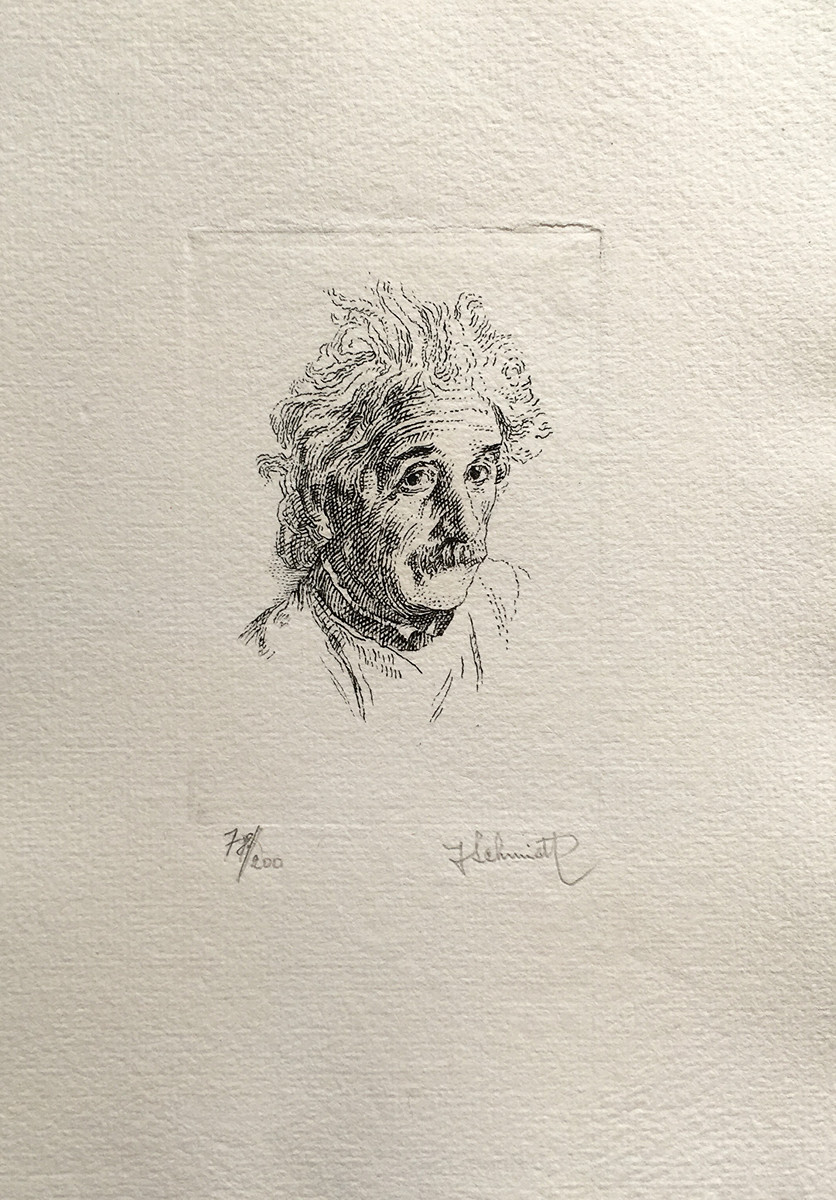 Jindřich Schmidt (1897 - 1984) - Albert Einstein