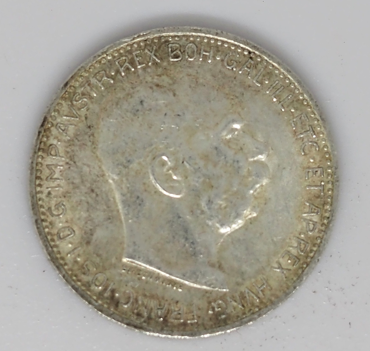 Ag 1 Koruna 1914 Františka Josefa I.