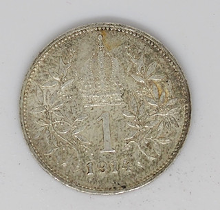 Ag 1 Koruna 1914 Františka Josefa I.