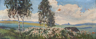 Franta Malý (1900 - 1980) - V polích v podkrkonoší
