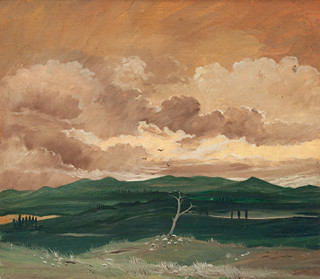 Herbert Kisza (1943) - Krajina s ptáky