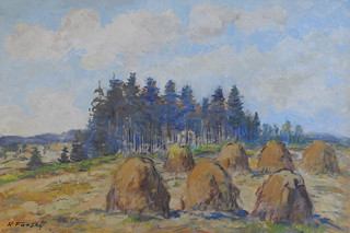 Karel K. Farský (1880 - 1927) - Kupky sena