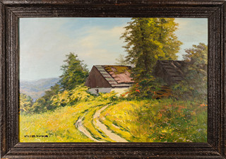 Otakar Hůrka (1889 - 1966) - Chaloupka na horské louce