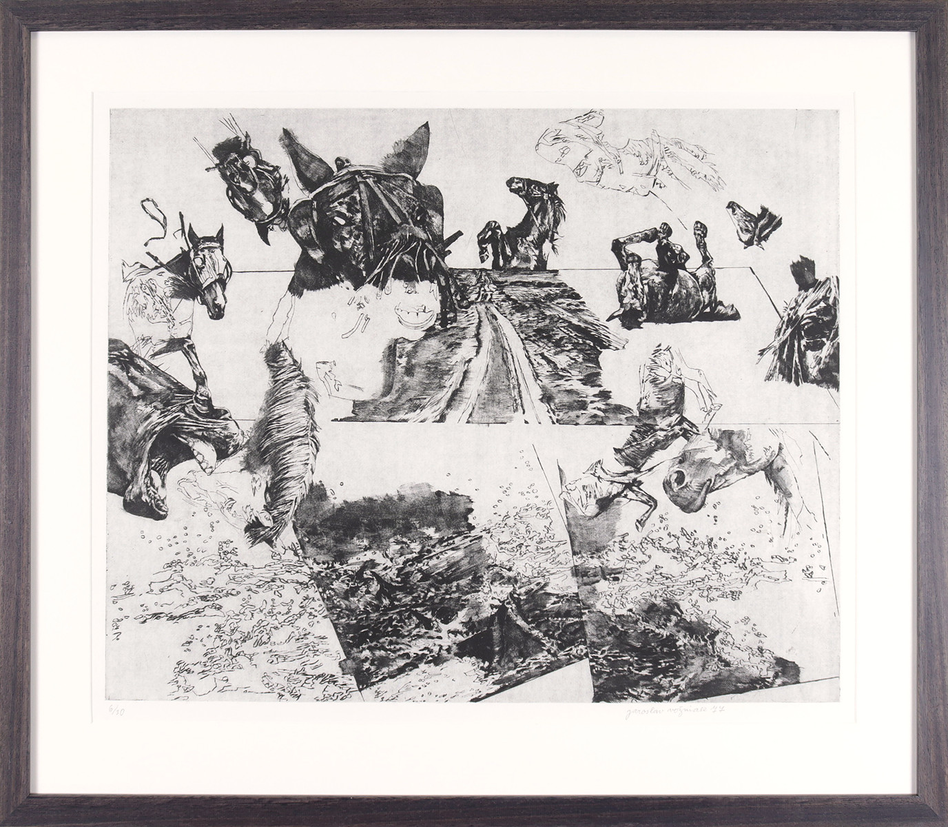 Jaroslav Vožniak (1933-2005) - Studie koně