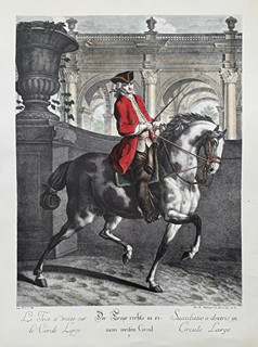 Johann Elias Ridinger (1698 – 1767) - Klus doprava ve velkém kruhu