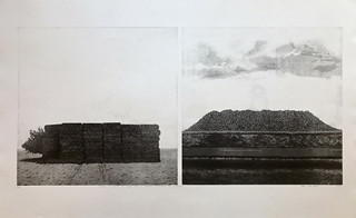 Tomáš Žemla (1984) - Testimony of Minimalism - Man touched Land I a III (diptych)