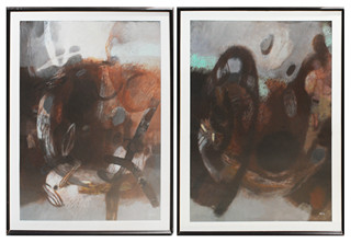 Jiří Ptáček (1949) - Hnízda (diptych)