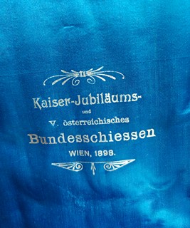 Luxusní sada stříbrných příborů,V. spolkové střelby Vídeň, k 50. letům vlády Franz Josef I.