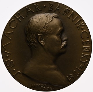 Josef Šejnost (1878 - 1941) - Medalie AE, J. S. Machar