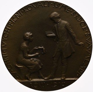 Josef Šejnost (1878 - 1941) - Medalie AE, J. S. Machar
