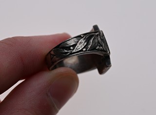 Stříbrný vlastenecký prsten