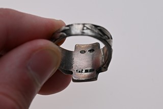 Stříbrný vlastenecký prsten