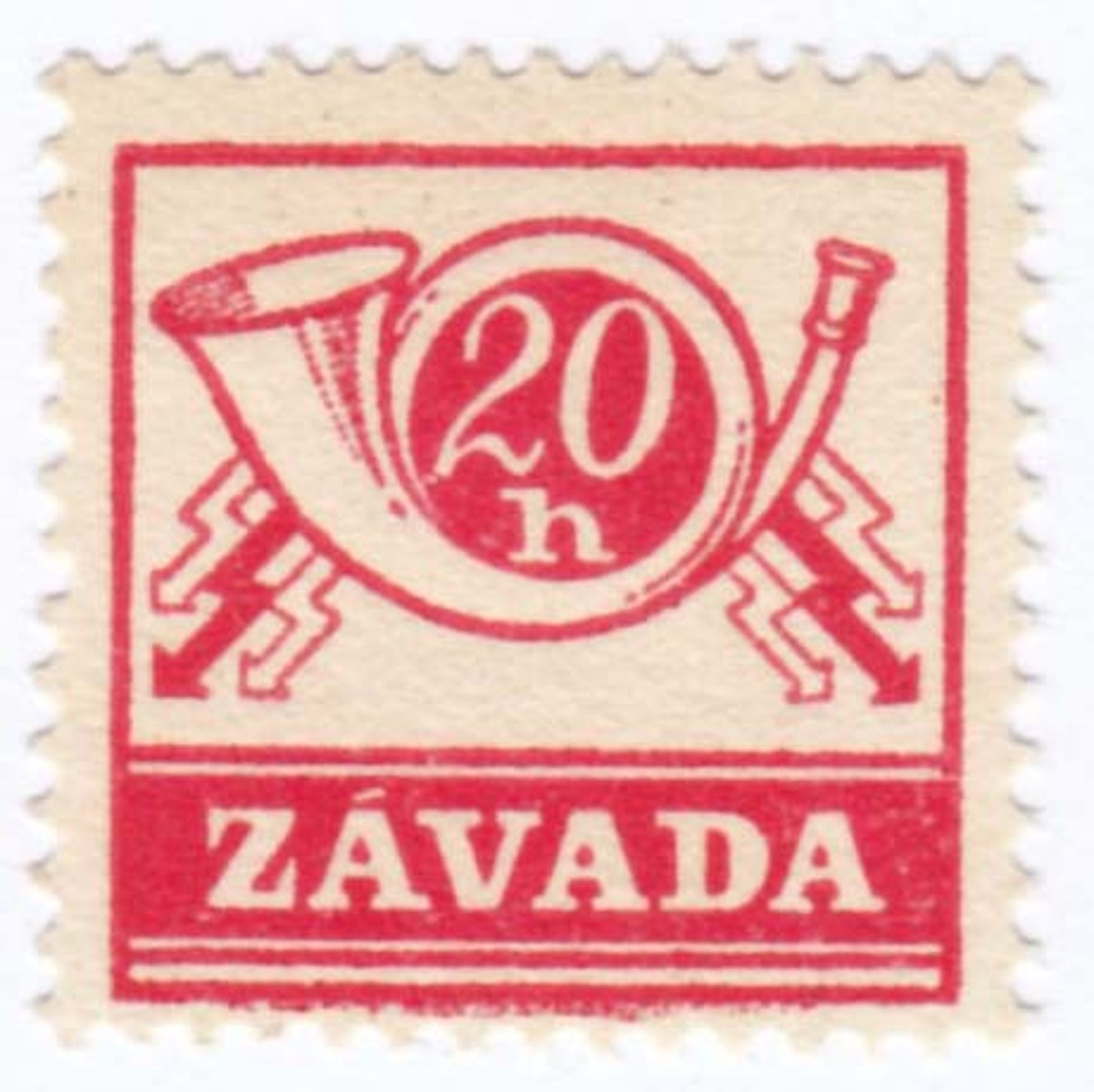 Speciální služební známka ZÁVADA