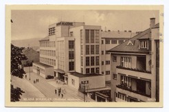 Pohlednice s propagačním razítkem Mladá Boleslav 8.5.1939Používejte telefonní služby pro nepřítomné