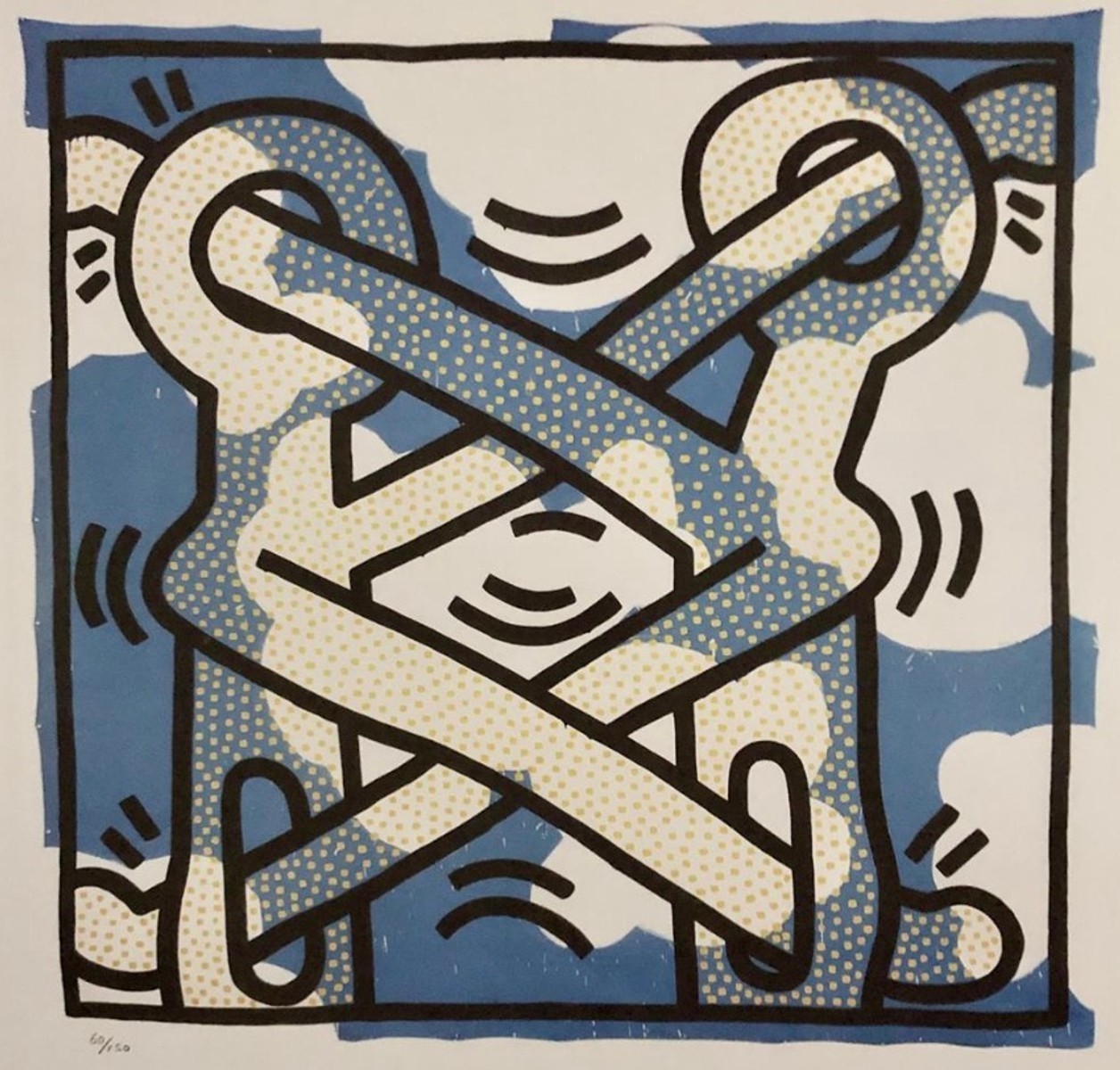 Keith Haring (1958 - 1990) - In blue