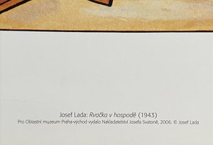 Josef Lada (1887 - 1957) - Rvačka v hospodě