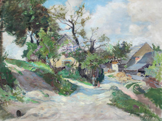 Marcel Krasický (1898-1968) - Cesta vesnicí