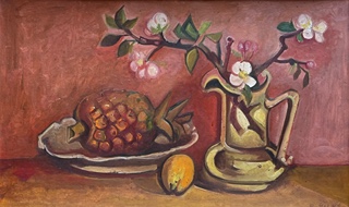 Willy Horný (1933 - 1982) - Zátiší s ananasem