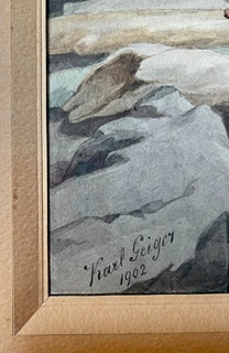 Carl Joseph Gieger (1822 -1905) - Triumfální průvod Bakcha a Ariadny