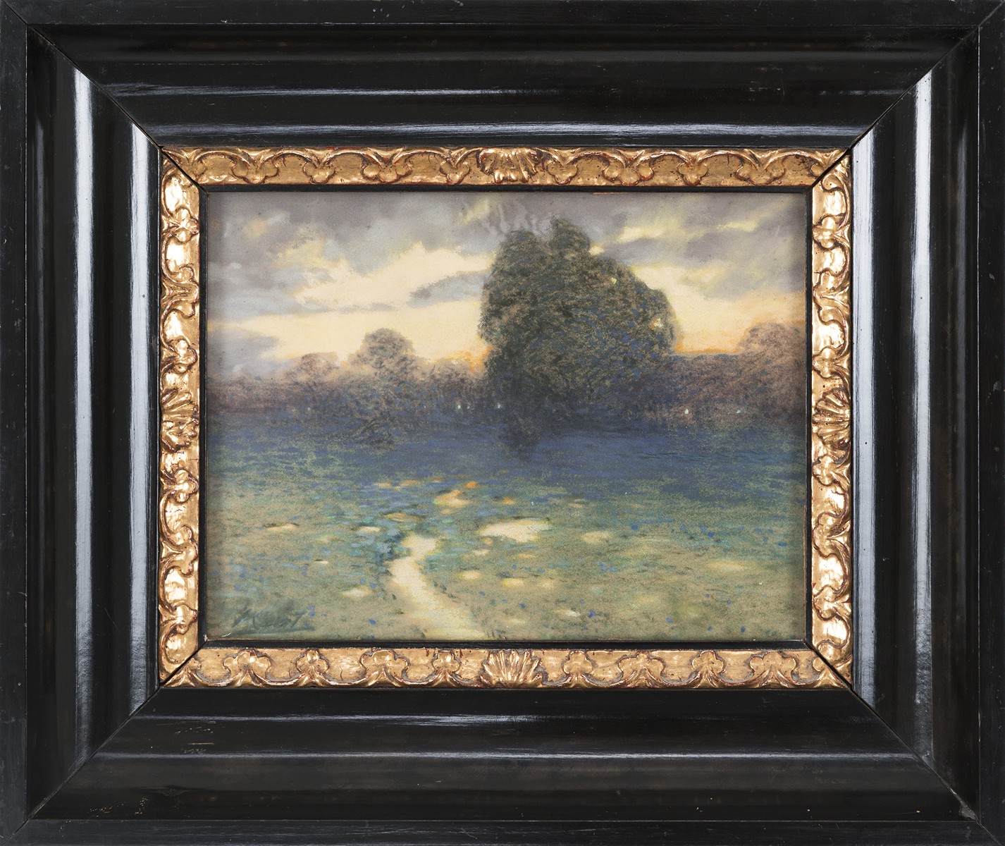 Landscape in the fog