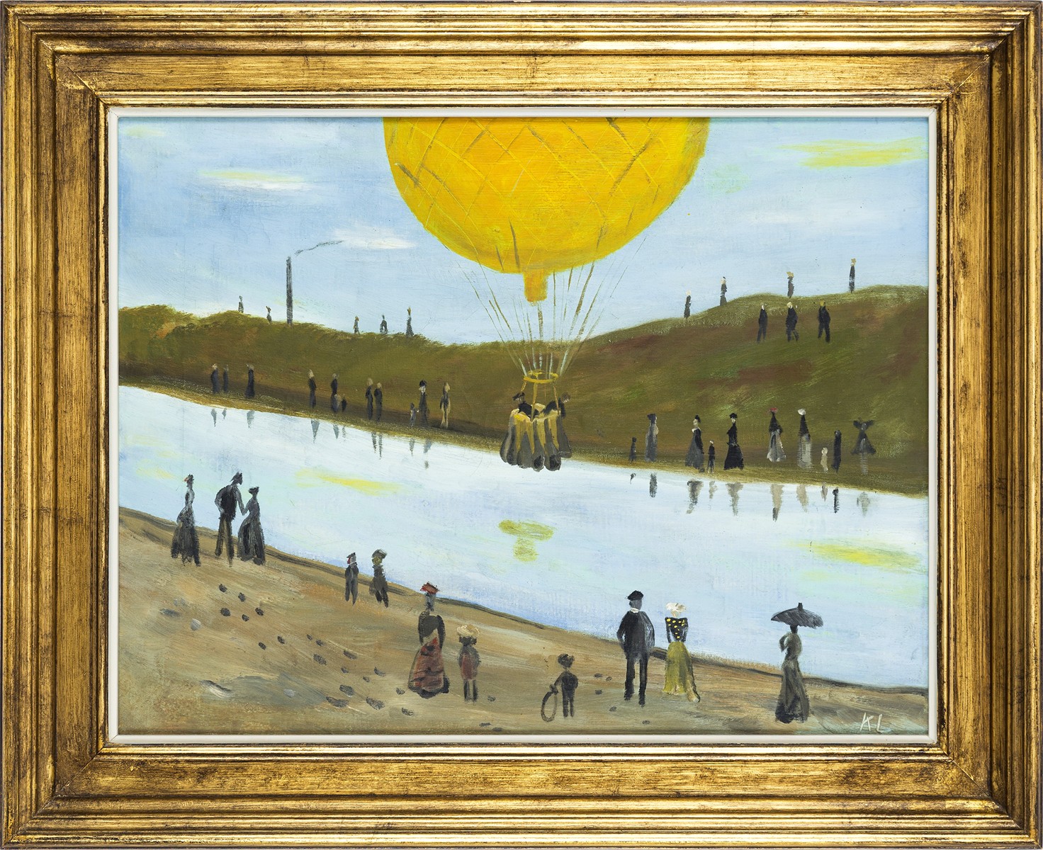Balloon over the canal