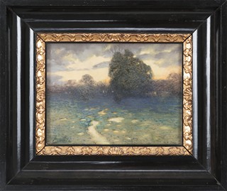 Landscape in the fog