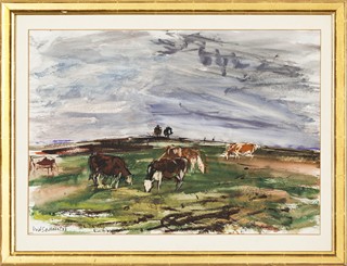 Grazing herd near Pěčín