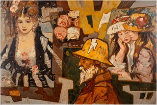 Ivan Sedliský (1926 - 1999) - Pocta Renoirovi