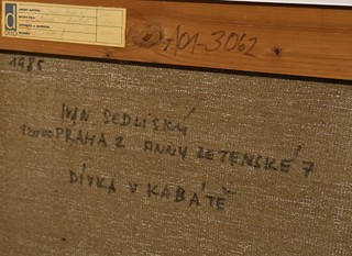 Ivan Sedliský (1926 - 1999) - Dívka v kabátě