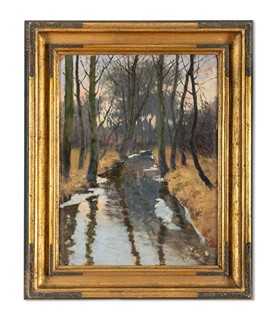 Josef Král (1877 - 1914) - Stromovka - zima nadchází