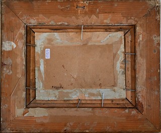 František Kaván (1866 - 1941) - Krajina s věží na horizontu