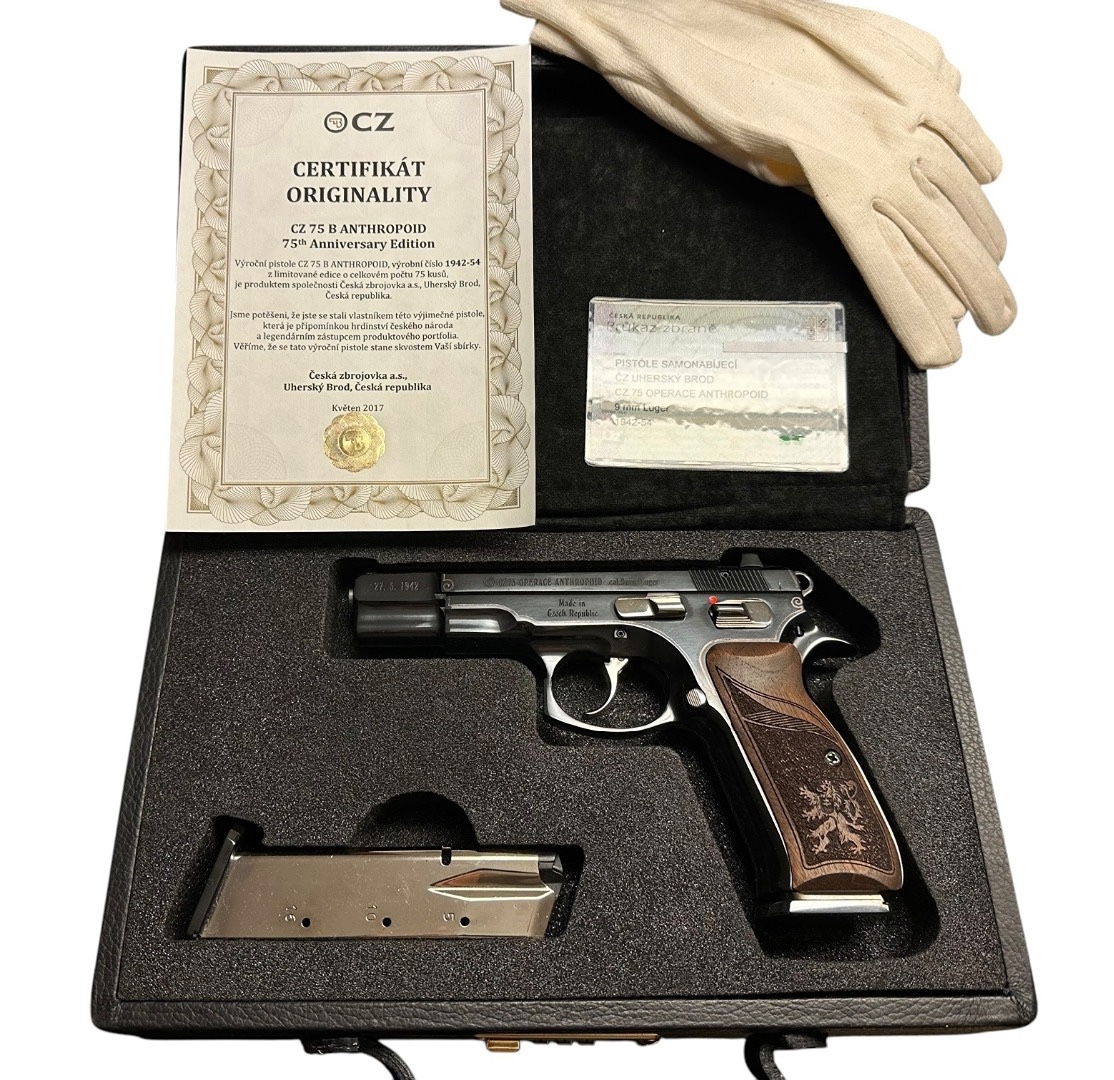 ČESKÁ ZBROJOVKA - CZ 75 ANTHROPOID - LIMITOVANÁ EDICE
