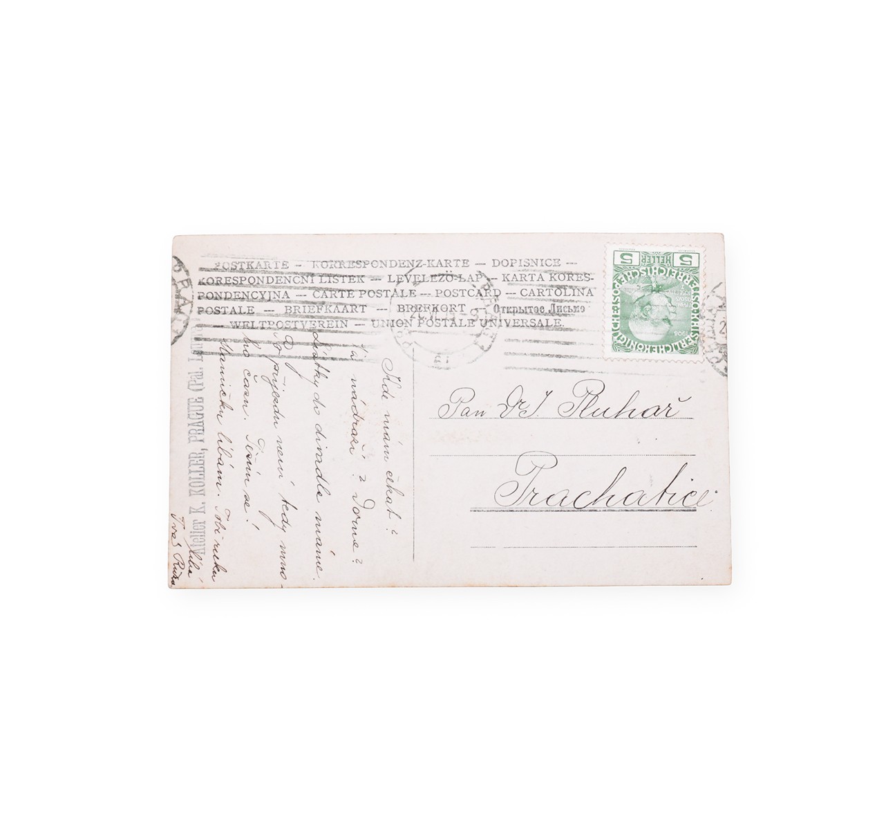 Otakar Mařák (1872 - 1939) - Fotografie s podpisem