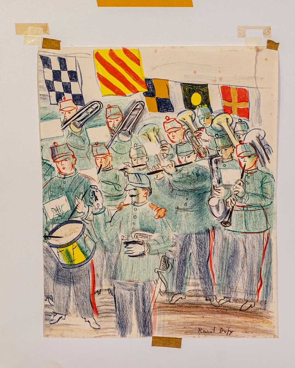Raoul Dufy (1877 - 1953) - Kapela (výřez)