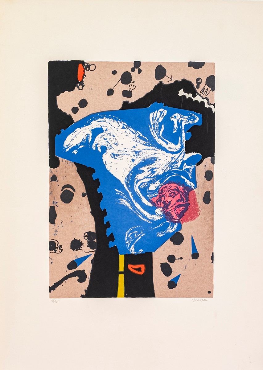Jaroslav Kaiser (1919-2007) - Vodní živly unášejí růži