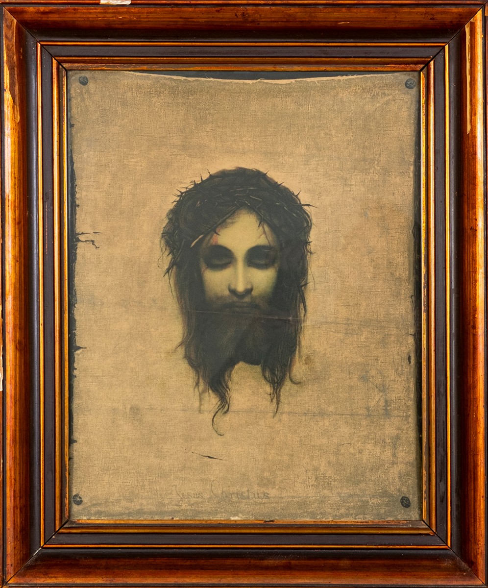 Gabriel von Max (1840 - 1915) - Ježíš Kristus - Vera Icon (pravá podoba Krista)