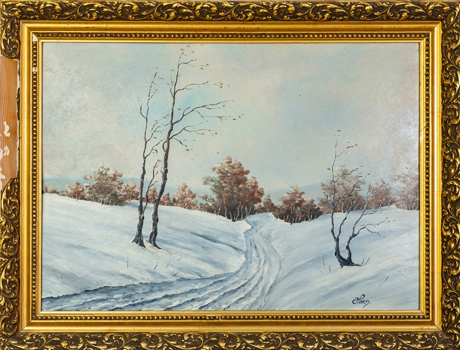 František Hora (1913 - 2004) - Cesta zimní krajinou