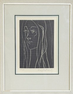 Karel Svolinský (1896-1986) - Hlava dívky